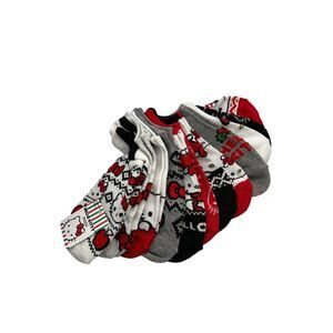 Hello Kitty No show Christmas Socks 12 Pair